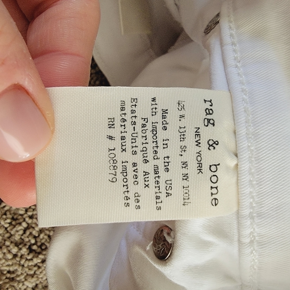 Rag & Bone White Skinny Jeans 27 - Picture 13 of 13